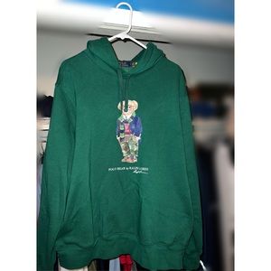 Polo Ralph Lauren Green Bear Hoodie